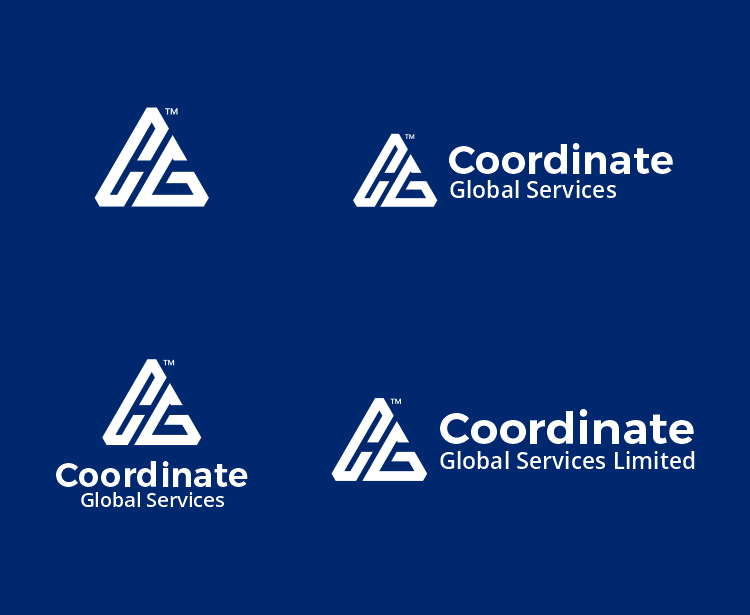 Adaptability of Coordinate Global new brand identity design 