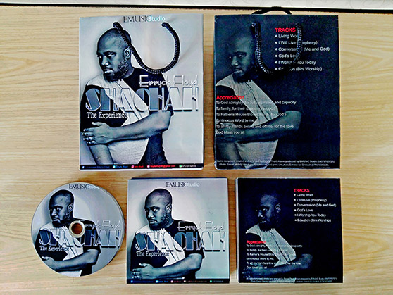 EMusic Studio album pack designed and printed by Simtech Creative