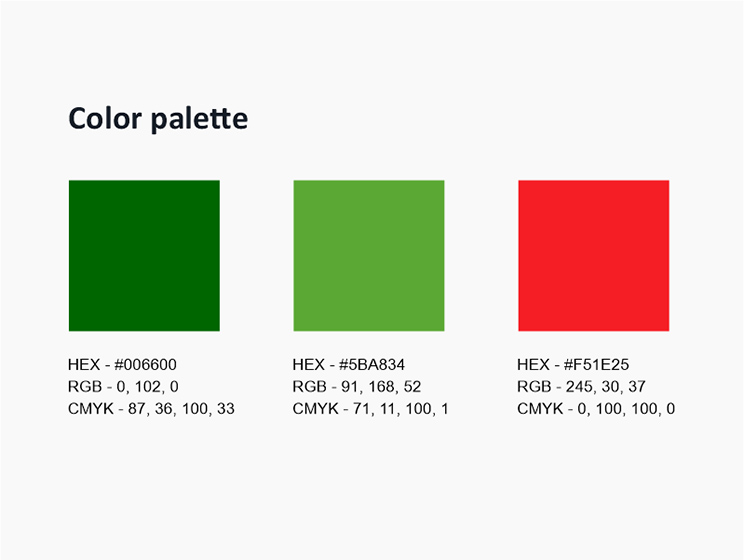 Femedies color palette