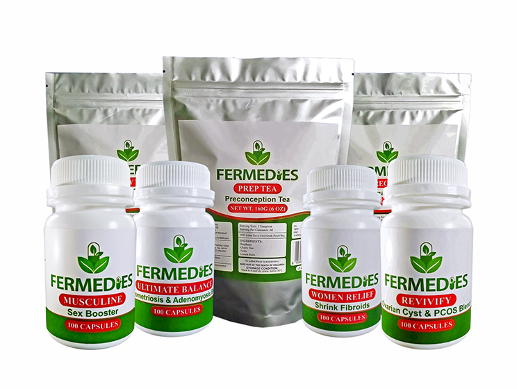 Rebranded Fermedies capsules and teas