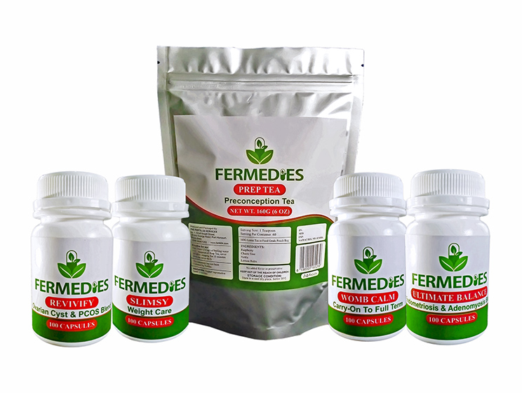 Fertil24 Fermedies capsules and teas