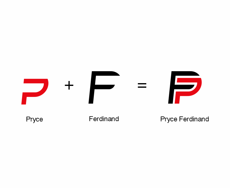 Anatomy of Pryce Ferdinand new logo