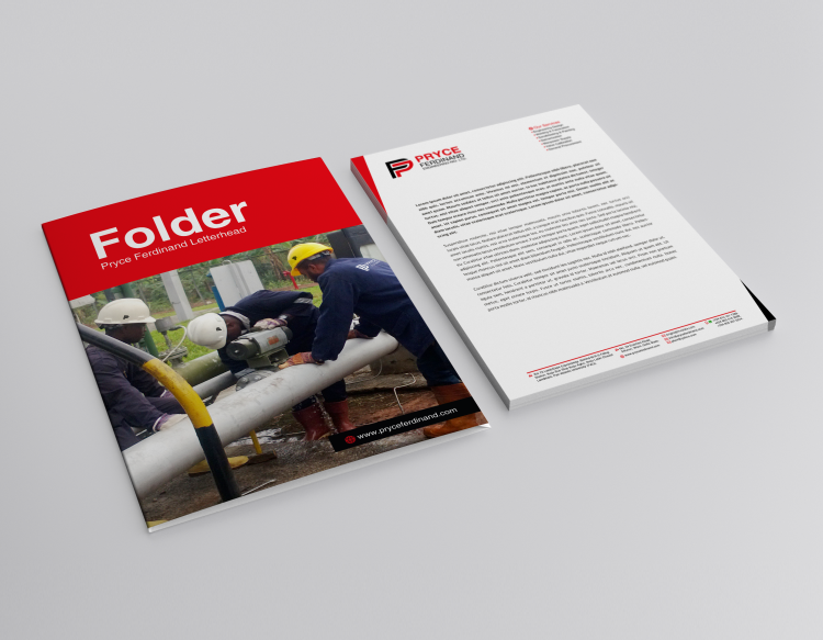 Letterhead and folder design