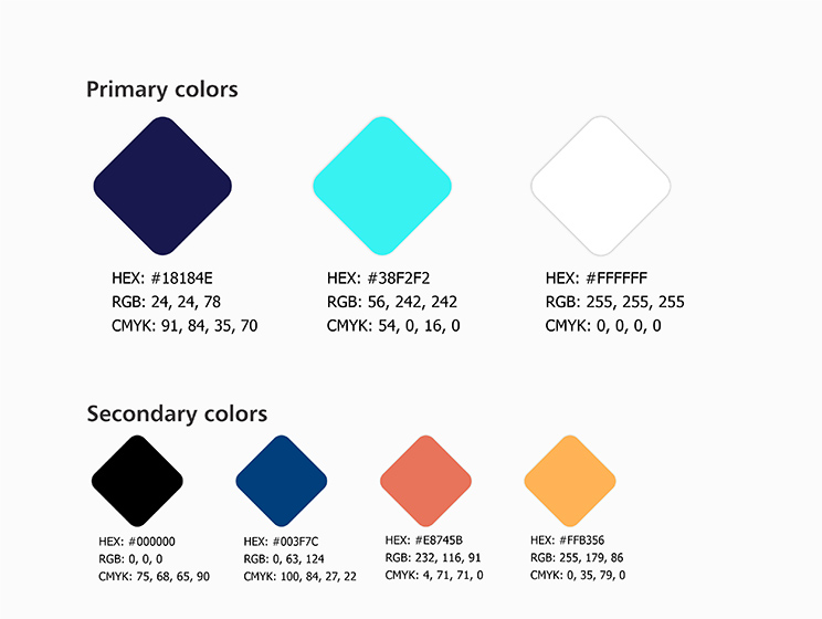 Brand color palette